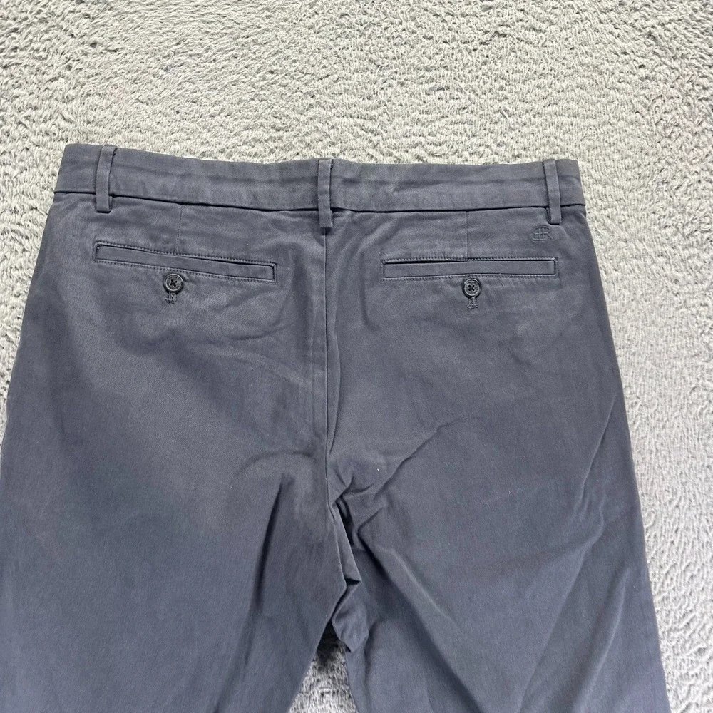 Banana Republic Pant Mens 34x32‎ Gray Cotton Chino Straight Leg Preppy Business